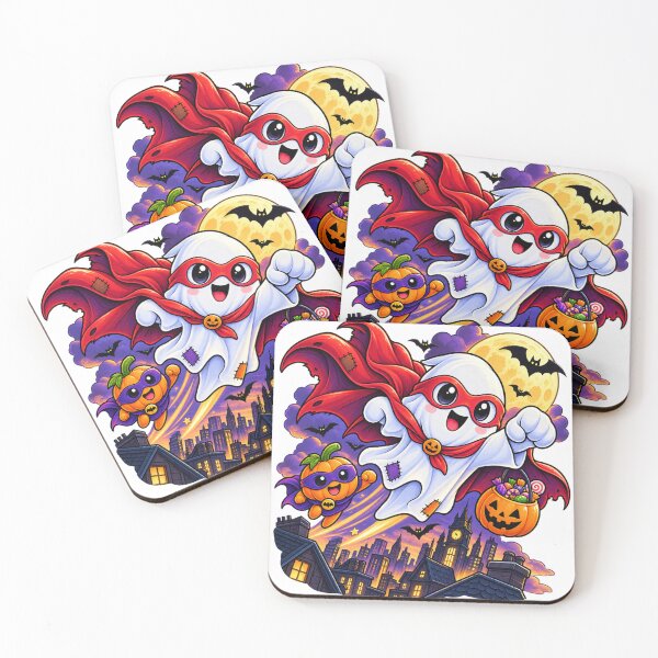 Item preview, Superhero Ghost Halloween Cute Spooky designed and sold by M.Store.
