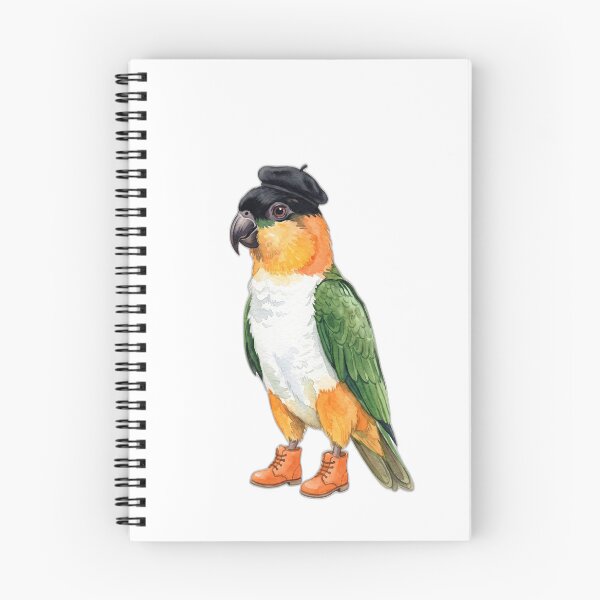Item preview, Caique Parrot Beret designed and sold by Tiffany Roy.