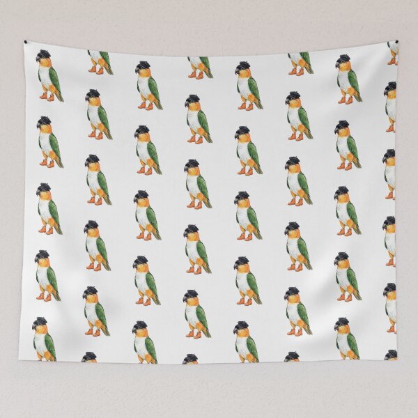Item preview, Caique Parrot Beret designed and sold by Roy & Tiffany.