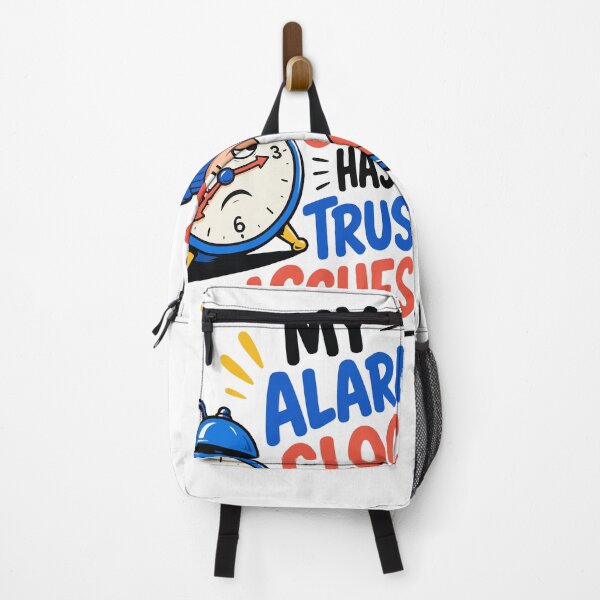 Item preview, My Alarm Clock Has Trust Issues – Funny Student Morning Humor designed and sold by bihtti.
