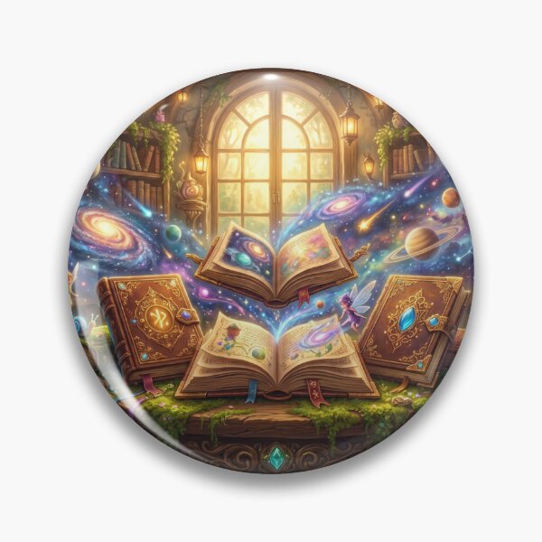 Item preview, Cosmic Library | Magical Books and Celestial Galaxy Art designed and sold by SebastianSpace.