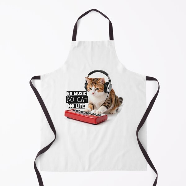 Item preview, No Music No Cat No Life designed and sold by itotoiro design.