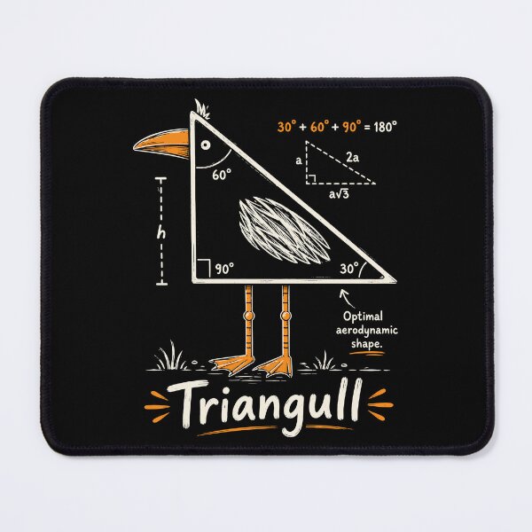 Item preview, Triangull Funny Seagull Math Pun Humor designed and sold by DuDuChben.