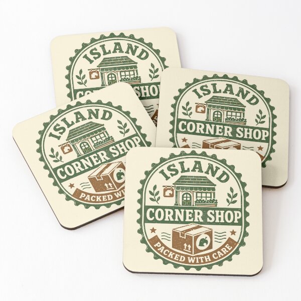 Item preview, Island Corner Shop Shipping Stamp designed and sold by agearb.