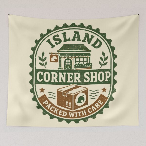 Item preview, Island Corner Shop Shipping Stamp designed and sold by agearb.