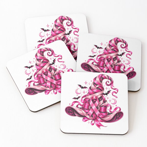 Item preview, Pink Ribbon Witch Hat Breast Cancer Awareness Magic Design designed and sold by will freed18.