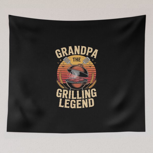 Item preview, GRANDPA THE GRILLING LEGEND designed and sold by jkrphoto.