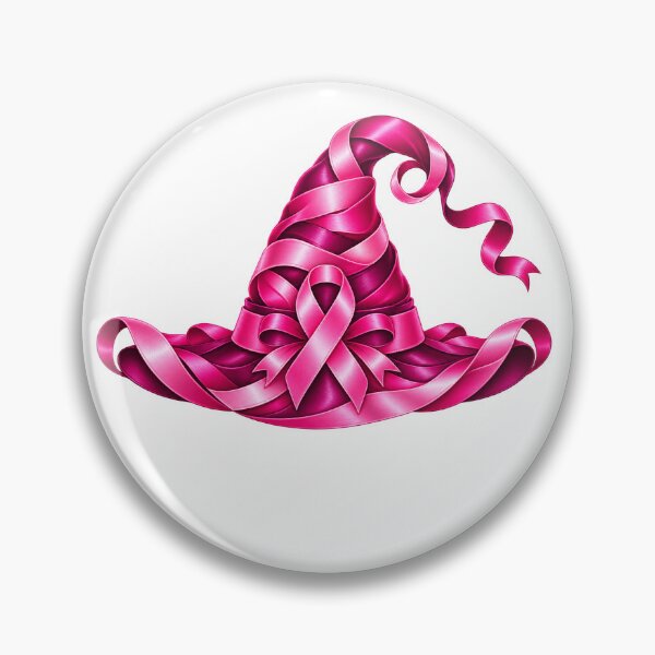 Item preview, Copy of Pink Ribbon Witch Hat Breast Cancer Awareness Halloween Design designed and sold by will freed18.