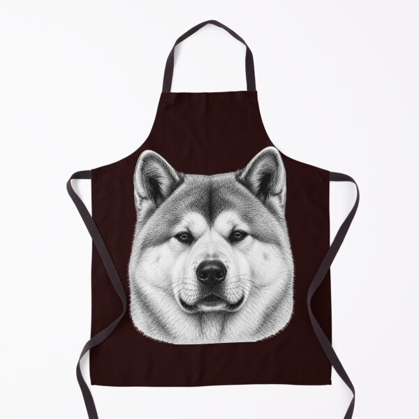 Item preview, Realistic Akita Dog Pencil Portrait designed and sold by ShopFanCreation.