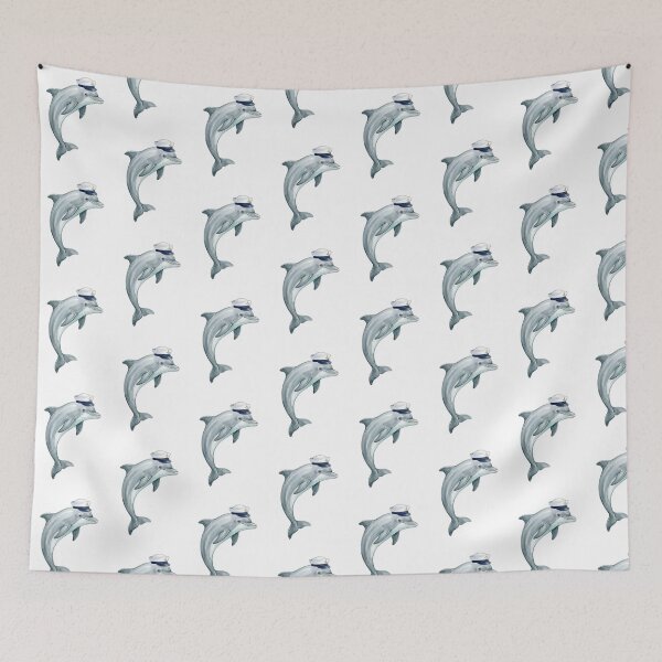 Item preview, Sailor Dolphin Ocean designed and sold by Tiffany Roy.