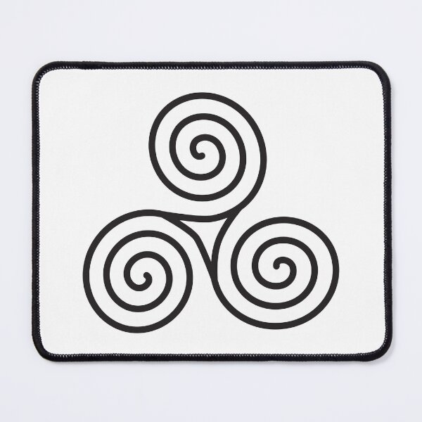 Item preview, Simple black Celtic triskelion motif by Beliris Créations designed and sold by BelirisCréations.