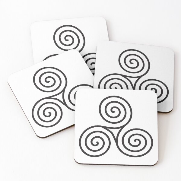 Item preview, Simple black Celtic triskelion motif by Beliris Créations designed and sold by BelirisCréations.