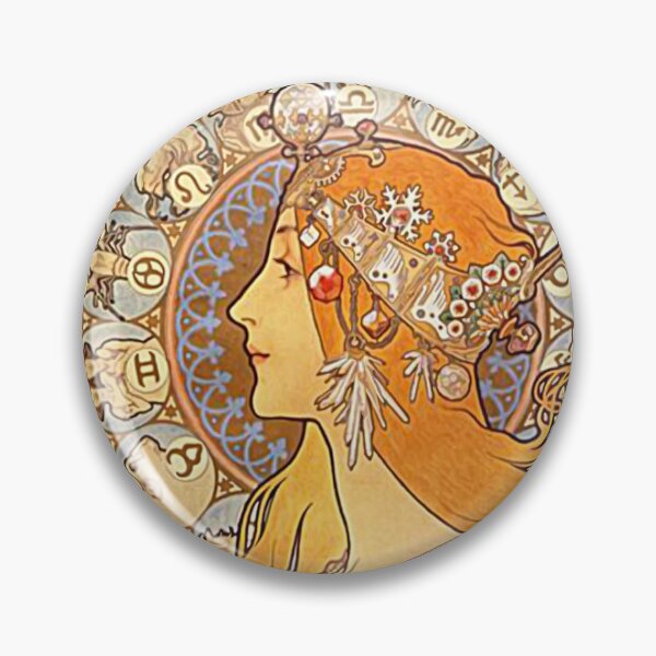 Item preview, Alfons Mucha – Zodiac | Art Nouveau Vintage Poster | French Decorative Art designed and sold by Shoupay.