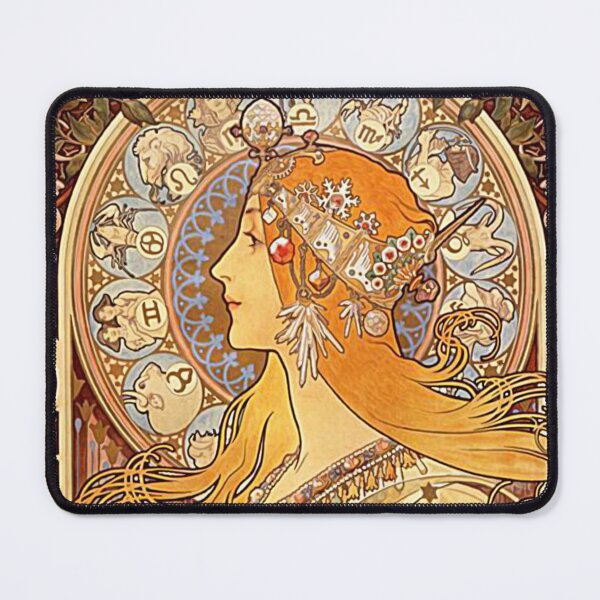Item preview, Alfons Mucha – Zodiac | Art Nouveau Vintage Poster | French Decorative Art designed and sold by Shoupay.