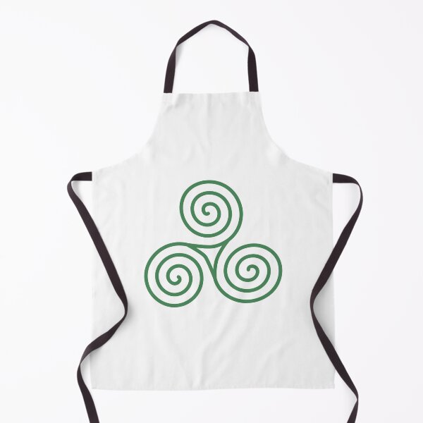Item preview, Simple green Celtic triskelion motif by Beliris Créations designed and sold by BelirisCréations.