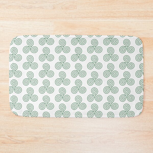 Item preview, Simple green Celtic triskelion motif by Beliris Créations designed and sold by BelirisCréations.