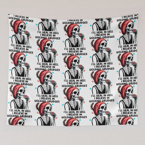 Item preview, I Believe In Holding Grudges I'Ll Heal In Hell designed and sold by caterin-aasbne.