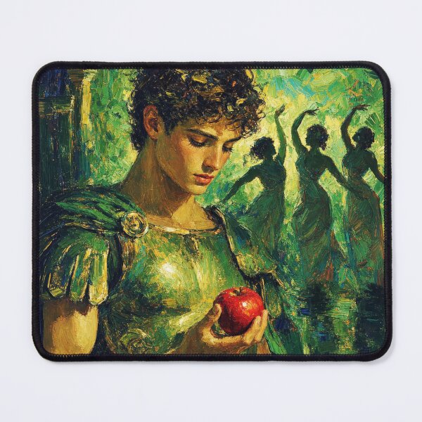 Item preview, The Judgement of Paris: Greek Mythology & Golden Apple Impressionist Art designed and sold by chihuahuashower.