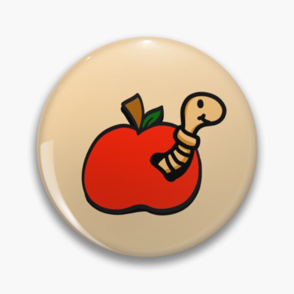 Item preview, Back to School Worm Apple designed and sold by HuiCreations.