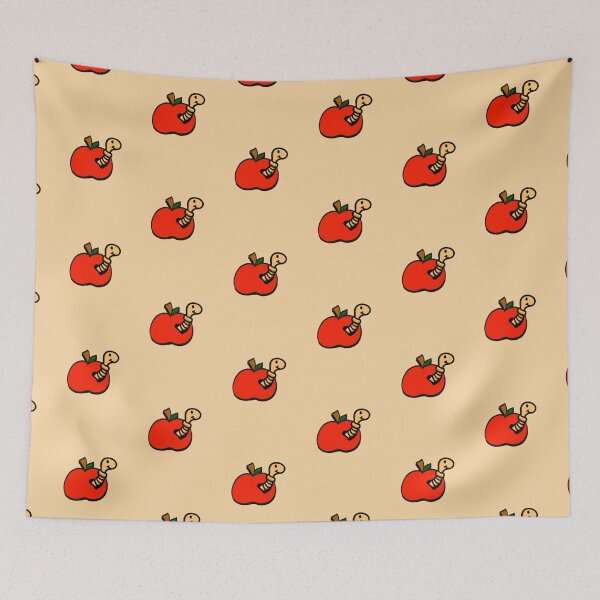 Item preview, Back to School Worm Apple designed and sold by HuiCreations.