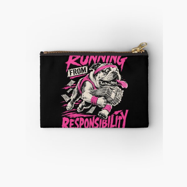 Item preview, Running From Responsibility Funny Dog Cardio designed and sold by macadolie.