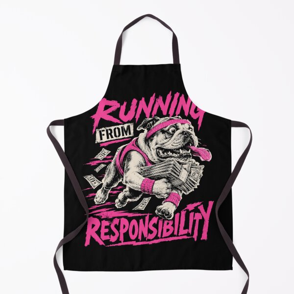 Item preview, Running From Responsibility Funny Dog Cardio designed and sold by macadolie.