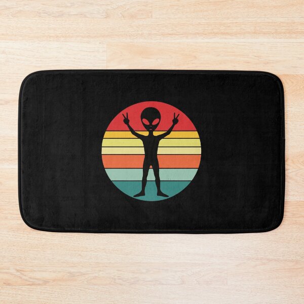 Item preview, Alien Peace Sign Sunset Vintage Extraterrestrial UFO designed and sold by PopStars1993.