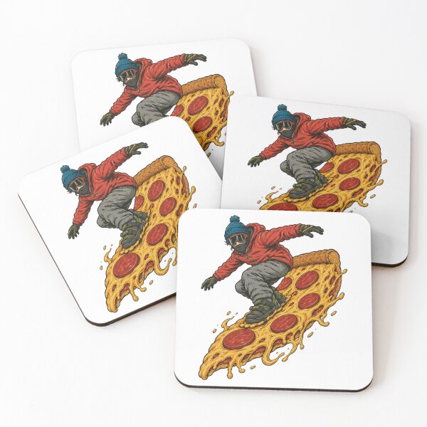 Item preview, Pizza Snowboarder – Funny Pizza Lover Winter Adventure designed and sold by SOUFIANE1991.