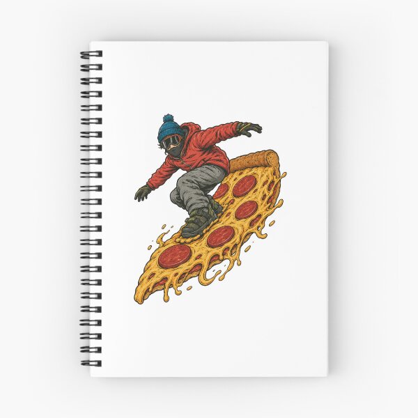 Item preview, Pizza Snowboarder – Funny Pizza Lover Winter Adventure designed and sold by SOUFIANE1991.