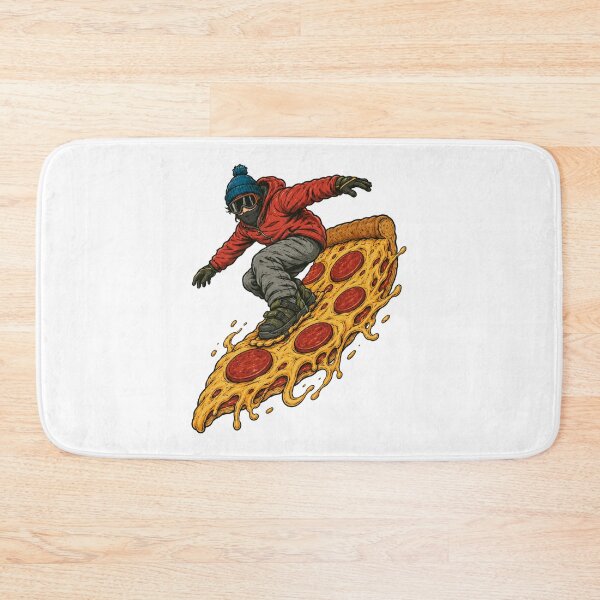 Item preview, Pizza Snowboarder – Funny Pizza Lover Winter Adventure designed and sold by SOUFIANE1991.