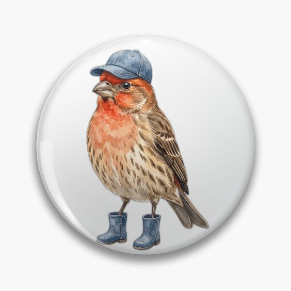 Item preview, House Finch Cap designed and sold by Tiffany Roy.