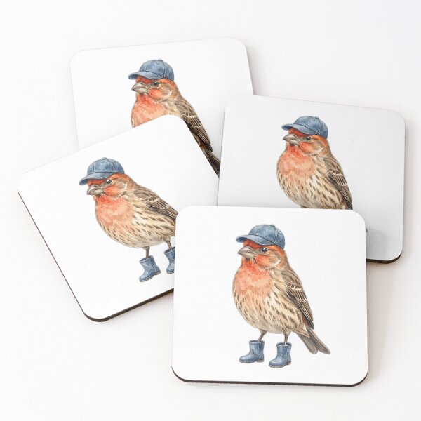 Item preview, House Finch Cap designed and sold by Tiffany Roy.