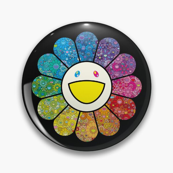 Item preview, the multicolor super rainbowflowers designed and sold by teresathorn.