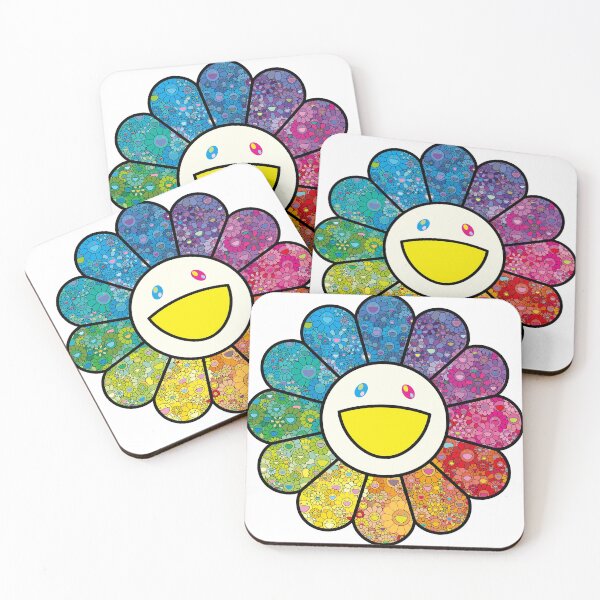 Item preview, the multicolor super rainbowflowers designed and sold by teresathorn.