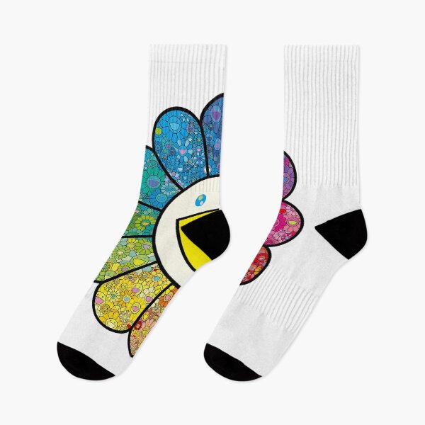 Item preview, the multicolor super rainbowflowers designed and sold by teresathorn.