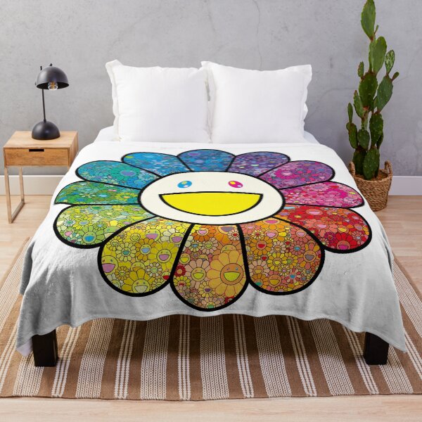 Item preview, the multicolor super rainbowflowers designed and sold by teresathorn.