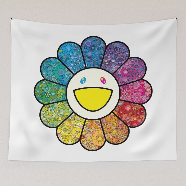 Item preview, the multicolor super rainbowflowers designed and sold by teresathorn.