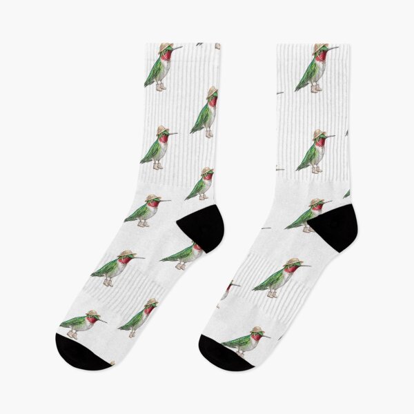 Item preview, Hummingbird Floral Boots designed and sold by Tiffany Roy.