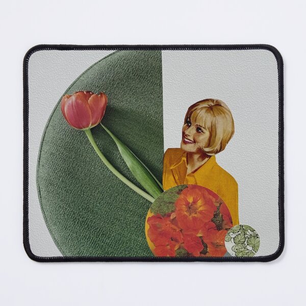Item preview, Tulip Twist, Retro Floral Collage designed and sold by veraD58.