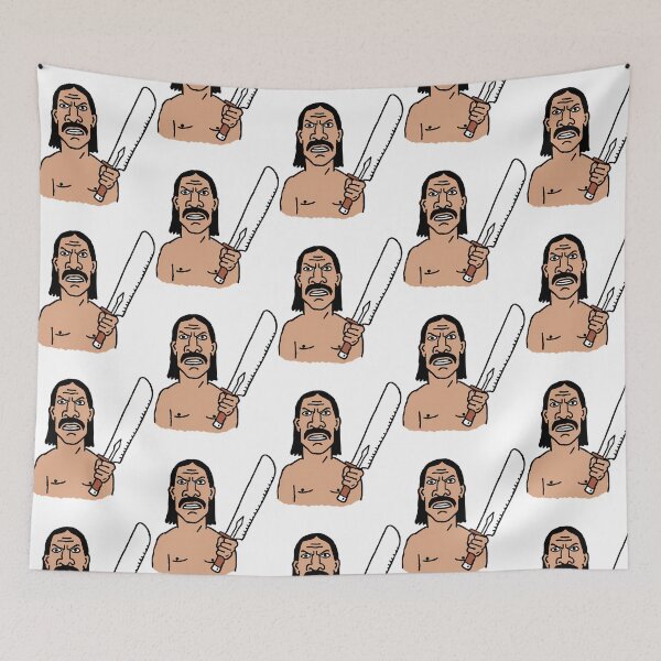 Item preview, Tough Guy With Machete - Doodle Art designed and sold by gloria-newel.