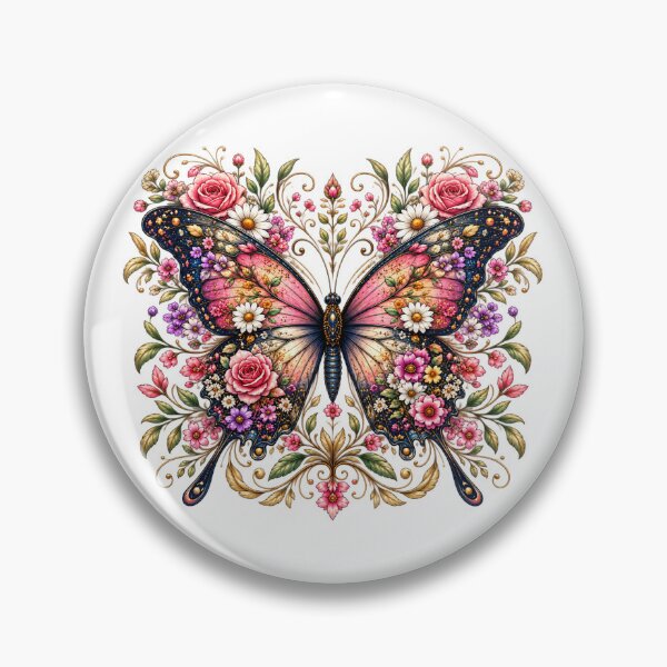 Item preview, ?? Flowered Butterfly T-Shirt Titles designed and sold by ratansansaar.