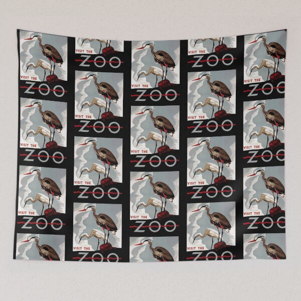 Item preview, Vintage Visit The Zoo Heron And Egret Birds designed and sold by kyla-leach.