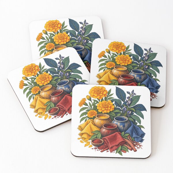 Item preview, Botanical Natural Dye Gift – Garden-Grown Color Craft designed and sold by UrbanCanvvas.
