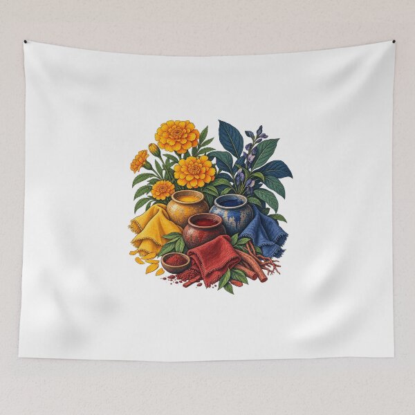 Item preview, Botanical Natural Dye Gift – Garden-Grown Color Craft designed and sold by UrbanCanvvas.