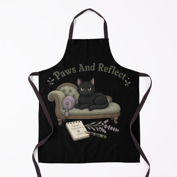 Item preview, Paws And Reflect Shirt, Comfort Colors® Black Cat Therapist Tee, Funny Halloween Mental Health Graphic designed and sold by TshirtsLabs.