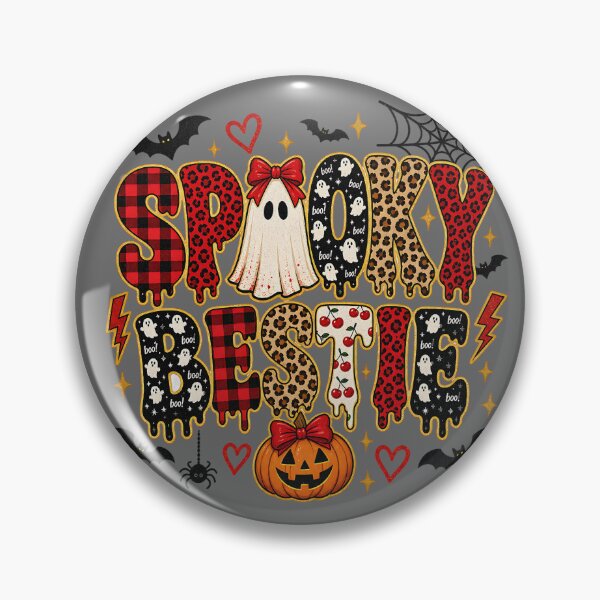 Item preview, Spooky Bestie Halloween | Leopard Print Mixed Pattern Design designed and sold by MOCH- ART.