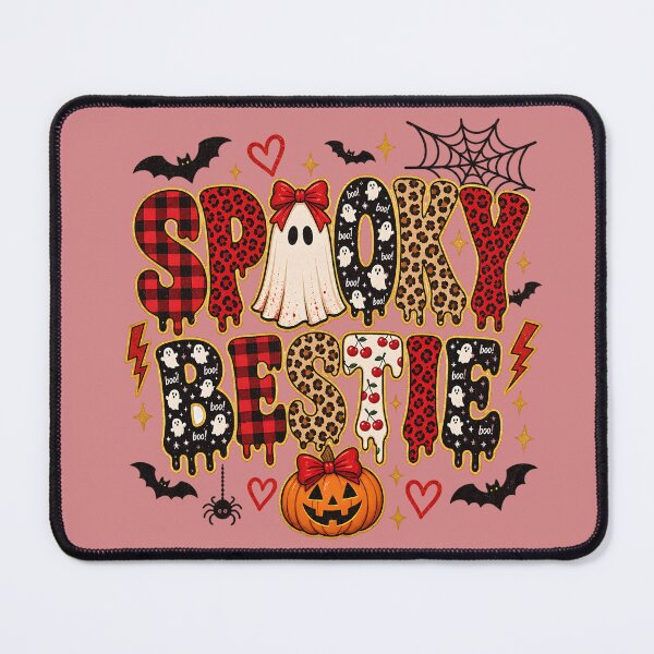 Item preview, Spooky Bestie Halloween | Leopard Print Mixed Pattern Design designed and sold by MOCH- ART.