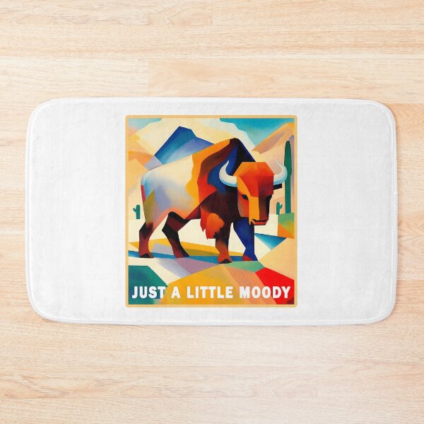 Item preview, Just A Little Moody Buffalo designed and sold by lane-beattiec.