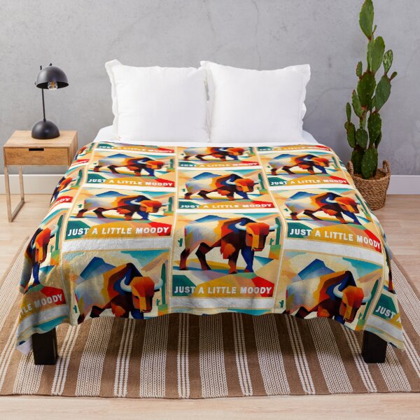 Item preview, Just A Little Moody Buffalo designed and sold by lane-beattiec.