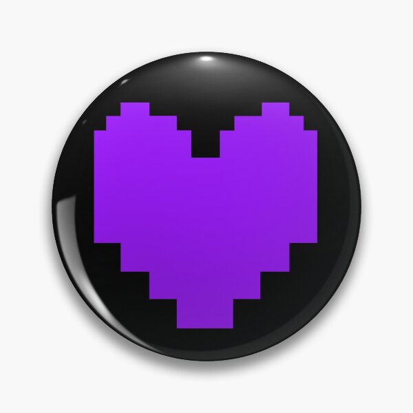 Item preview, Undertale Deltarune Purple Heart designed and sold by ChaoticArtandDesign.